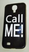 Cover for Samsung Galaxy S4 Black Call me (OEM)